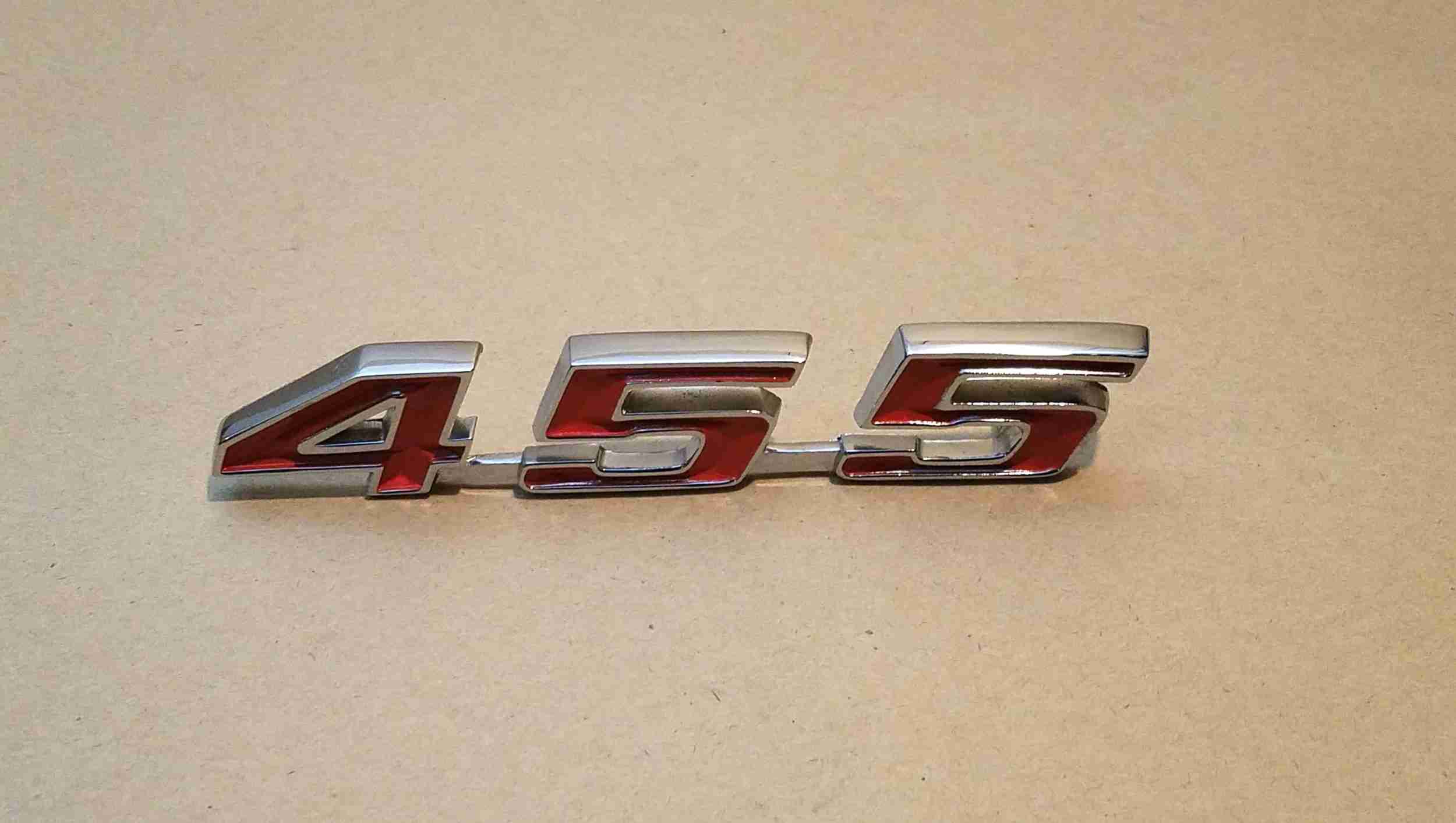 1967-69 F/B 455 Hood Emblem