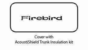 1993 2002 Pontiac Firebird Trunk Rubber Floor Mat Cover with G-048 Firebird