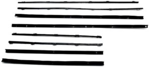 1965 AUTHENTIC 8 Piece Felt Kit, Pontiac GTO & Lemans 2 Door Sedan fuzzy