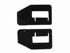 1968-72 GTO Radiator Support to Frame Seal Kit 2pc w/Clips