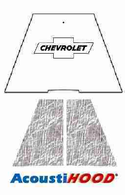 1949-52 Chevrolet Under Hood Cover with G-010 Chev Bowtie