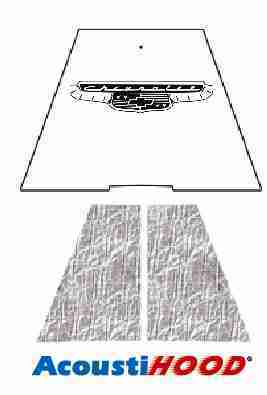1949-52 Chevrolet Under Hood Cover with G-096 Chev Crest