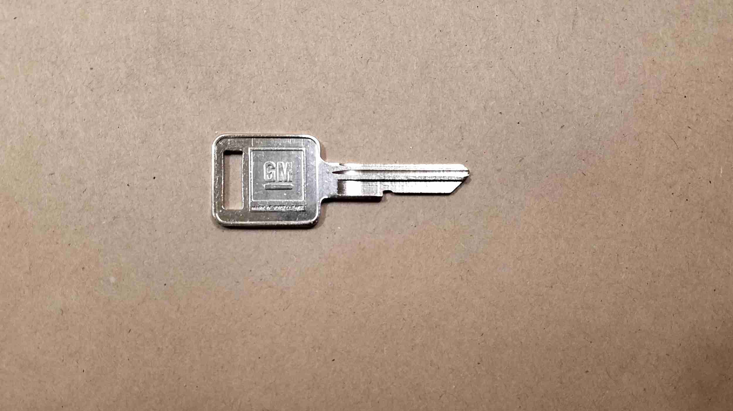 1970-82 Key Blank, GM 70-74-78 & 82