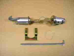 1966-68 Glovebox & Trunk Lock Kit, 1966 All Full Size exc GP, 1968 All Full Size incl GP