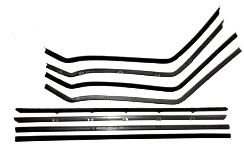 1958 AUTHENTIC 8 Piece Felt Kit, Chevy Biscayne 2 Door Sedan fuzzy
