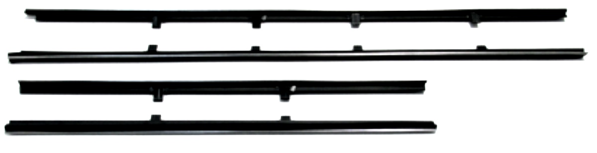 1961-64 AUTHENTIC 4 Piece Felt Kit, Chevy Bel Air & Biscayne 2 Door Sedan Outers Only fuzzy
