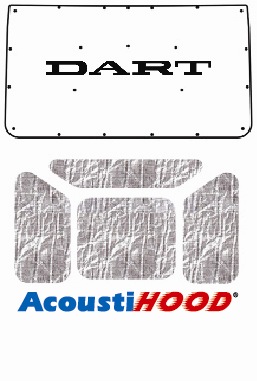 1963-64 Dodge Dart Under Hood Cover with MA-015 Dodge Dart