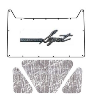 1967-69 Plymouth Valiant Under Hood Cover with MA-005 Signet