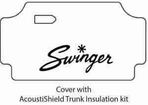 1969 Dodge Swinger Trunk Rubber Floor Mat Cover with MB-030 Swinger