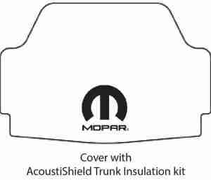1970-76 Dodge Plymouth Car Trunk Rubber Floor Mat Cover with M-006 MOPAR