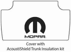 1968-70 Dodge Plymouth Car Trunk Rubber Floor Mat Cover with M-006 MOPAR