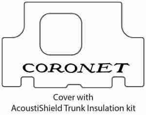 1971-74 Dodge Coronet Trunk Rubber Floor Mat Cover with MB-060 Coronet