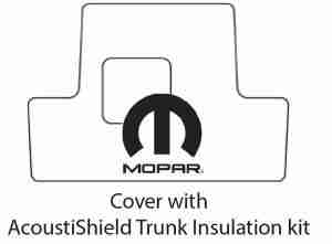 1975-78 Dodge Plymouth Car Trunk Rubber Floor Mat Cover with M-006 MOPAR