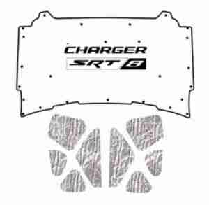 2005 2010 Dodge Charger Under Hood Cover with MCH-008 Charger SRT 8