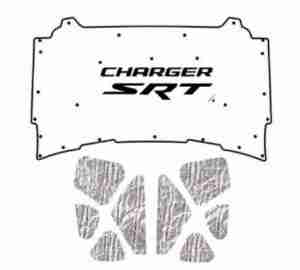 2005 2010 Dodge Charger Under Hood Cover with MCH-028 Charger SRT