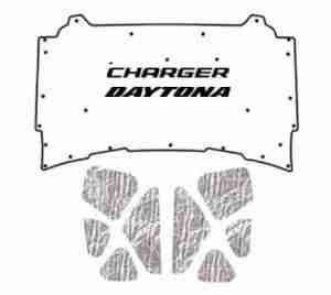 2005 2010 Dodge Charger Under Hood Cover with MCH-150 Charger Daytona