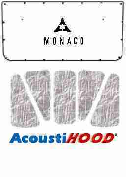 1965-68 Dodge Monaco Under Hood Cover with MB-050 Monaco