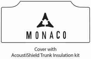 1965-68 Dodge Monaco Trunk Rubber Floor Mat Cover with MB-050 Monaco