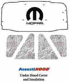 2005 2008 Dodge Magnum Under Hood Cover with MM-006 MOPAR