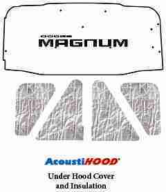 2005 2008 Dodge Magnum Under Hood Cover with MM-130 Dodge
