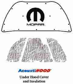 2001 2010 Chrysler PT Cruiser Under Hood Cover with MPT-006 MOPAR