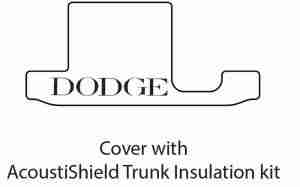 1949-52 Dodge Coupe / Sedan Car Trunk Rubber Floor Mat Cover with ME-100 Dodge