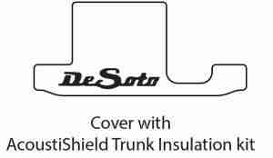 1949-52 Dodge DeSoto Coupe / Sedan Car Trunk Floor Mat Cover w/ ME-200 DeSoto