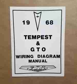 1968 GTO Tempest Wiring Diagram Manuals