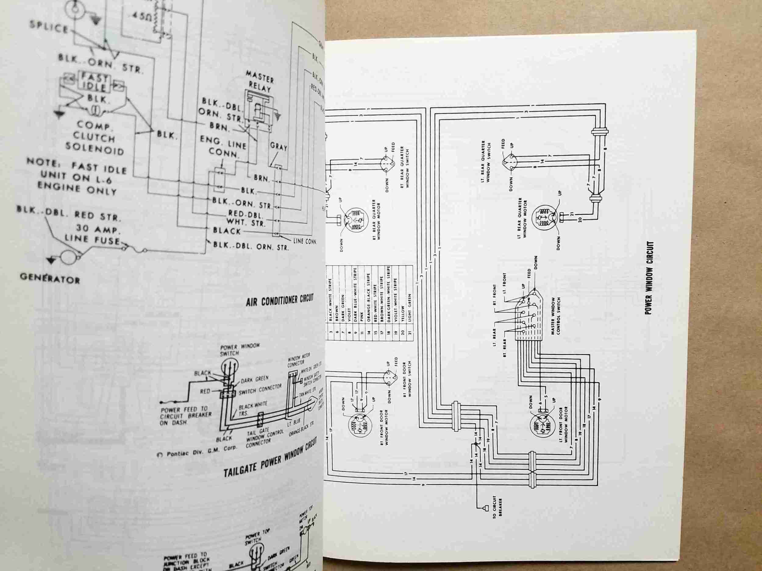 1968 GTO Tempest Wiring Diagram Manuals - Image 2