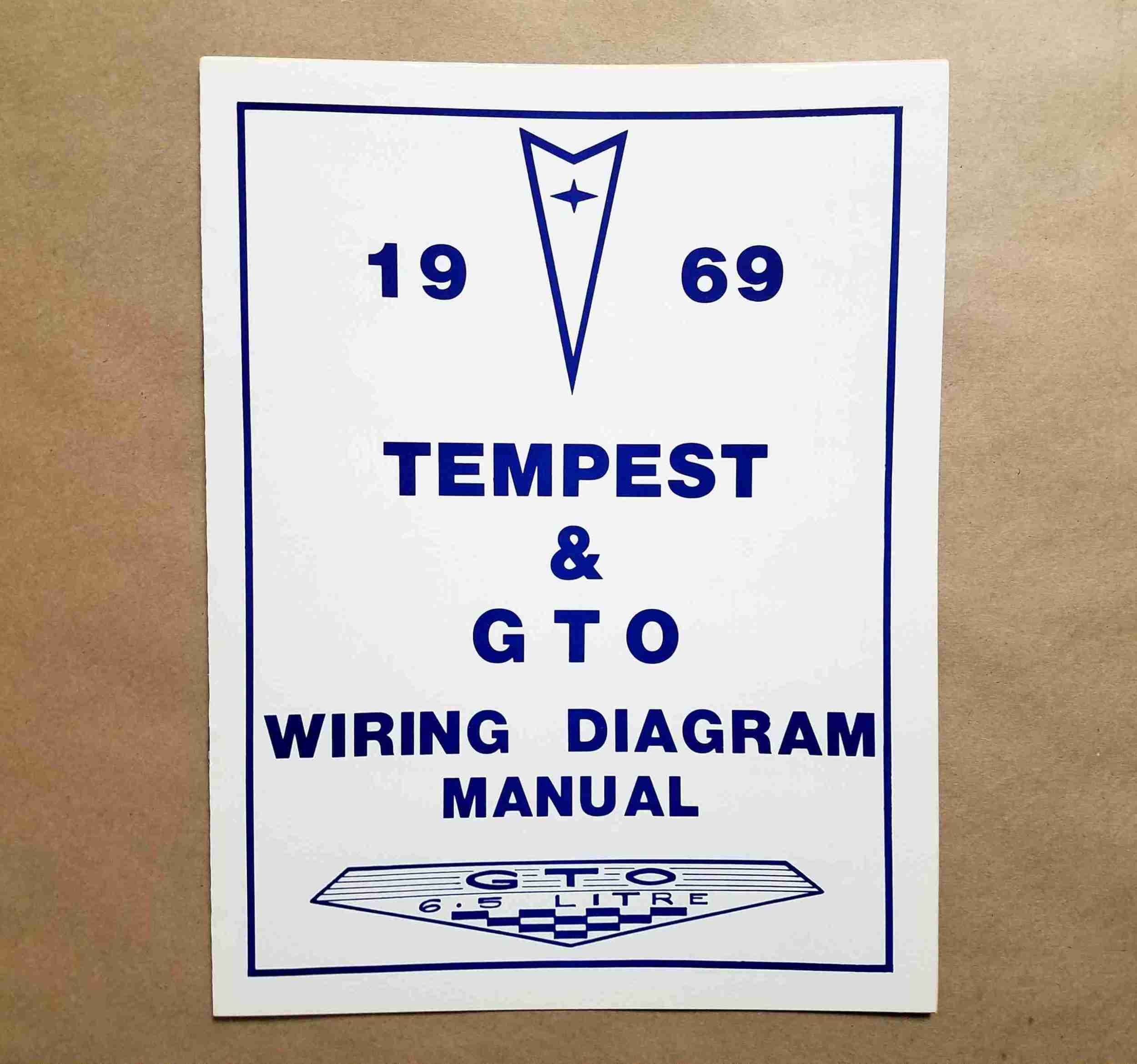 1969 Wiring Diagram Manual GTO Tempest