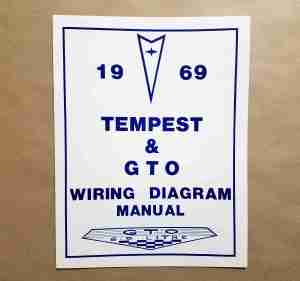 1969 Wiring Diagram Manual GTO Tempest