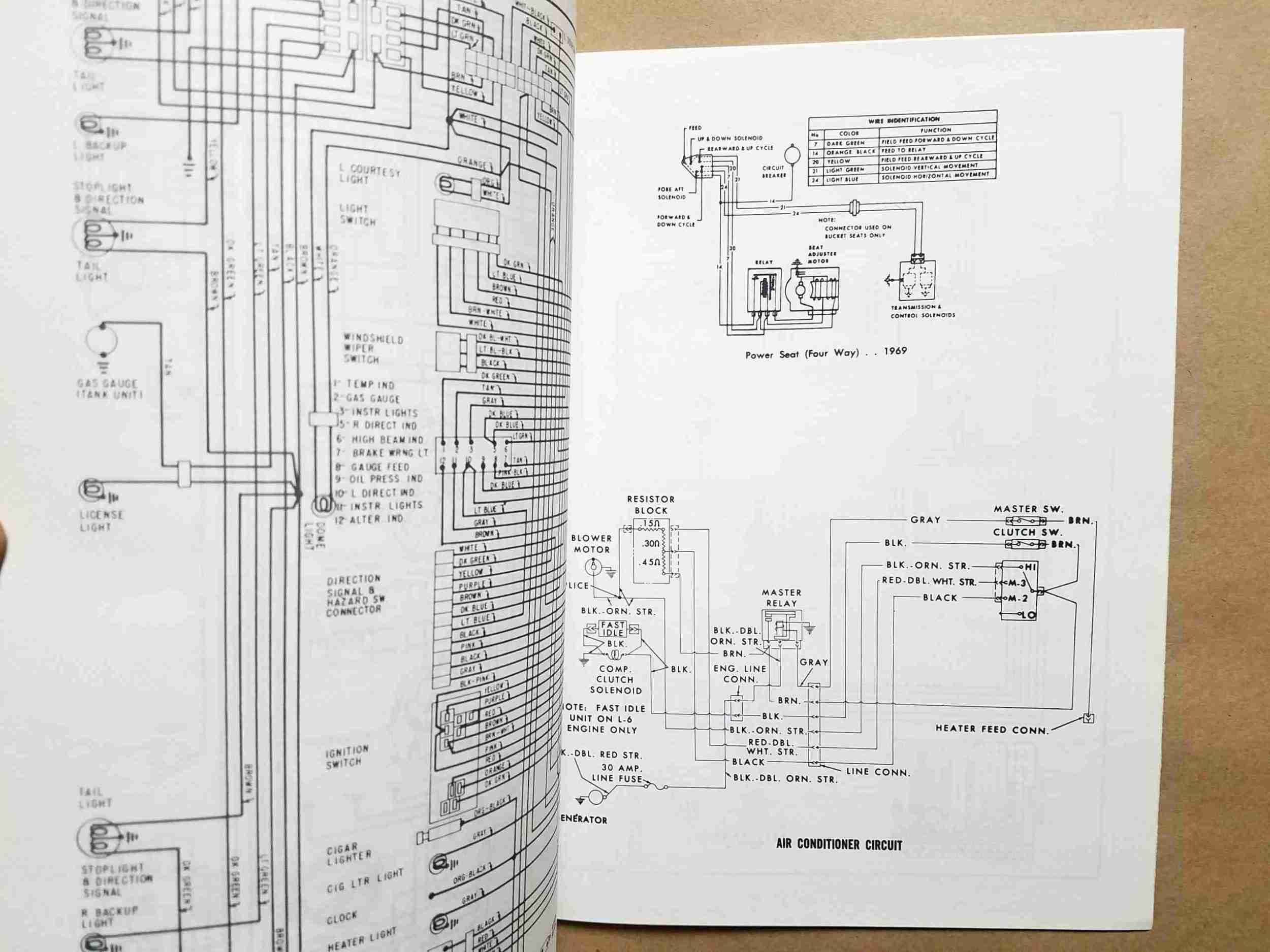1969 Firebird & T/A Wiring Diagram - Image 2