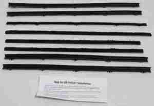 1962-65 REPLACEMENT 8 Piece Felt Kit, Nova & Chevy II 4 Door Sedan & Station Wagon