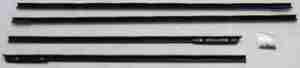 1962-65 AUTHENTIC 4 Piece Felt Kit, Nova & Chevy II 2 Door Hardtop Outers Only