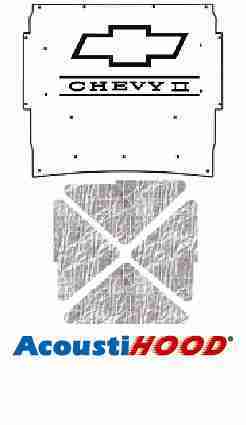 1966-67 Nova Under Hood Cover with G-117 Chevy II