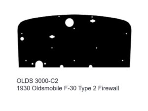 1930 Oldsmobile F-30 Type 2 Firewall Pad