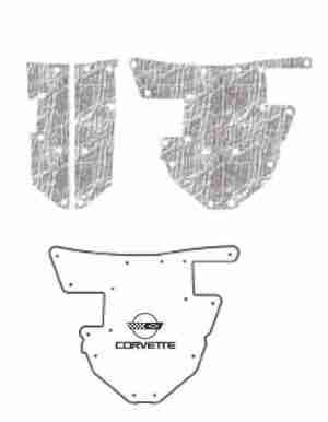 1984 Chevy Corvette Under Hood Cover with G-120 Corvette Script