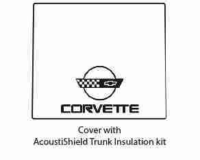 1997 2004 Chevy Corvette Trunk Rubber Floor Mat Cover w/ G-120 Corvette Script