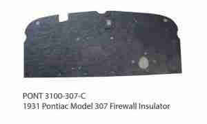 1931 Model 307 Firewall Pad