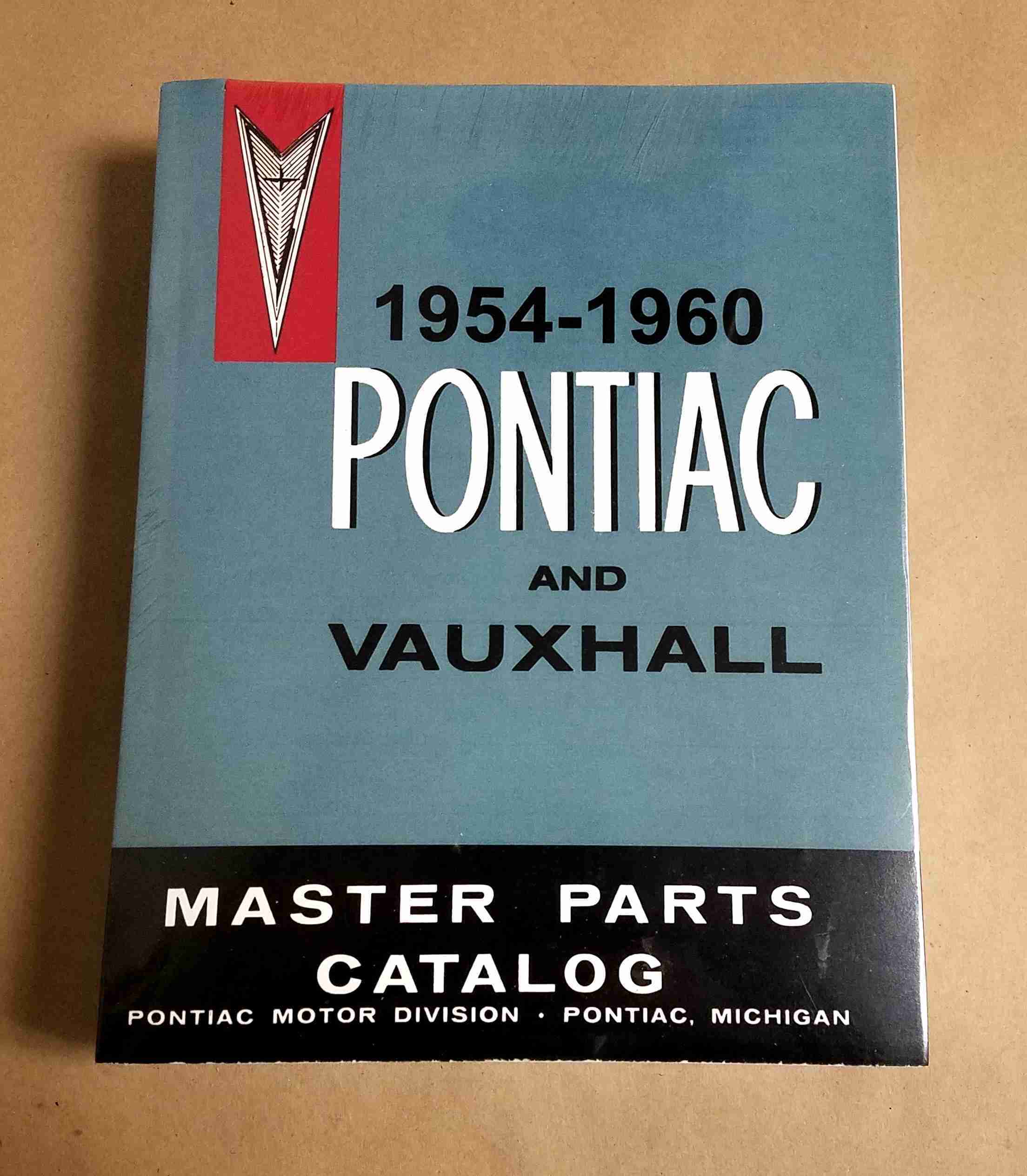 1954-60 Pontiac Parts Manual, 3-hole punched
