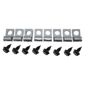 1961-64 B body 3/8" Dia Fuel Line Clip Set, 16 pcs