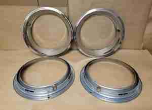 1970-77 Rally II Trim Rings 15 X 7 2 1/2 Trim Rings