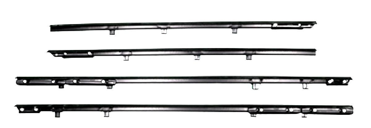 1964 REPLACEMENT Style 4 Piece Felt Kit, Pontiac Parisienne 4 Door Sedan Outers Only fuzzy