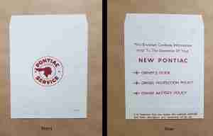 1960 Service Policy Envelope Make Inactive once sold