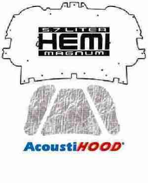 2009 2016 Dodge Ram Truck Heavy Duty Under Hood Cover with M-57L HEMI