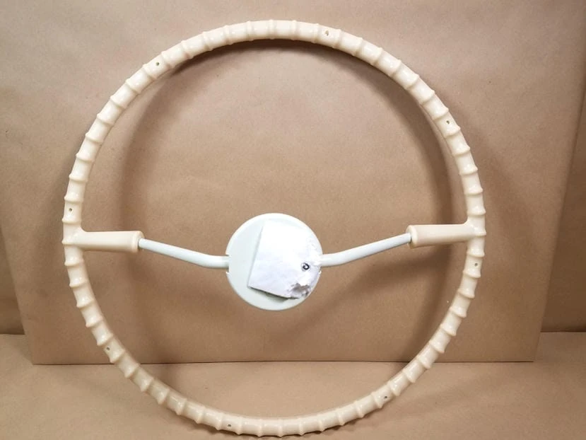 1957 Steering Wheel Bone Color, without Horn Ring. Oldsmobile 88 and 98 - Image 2