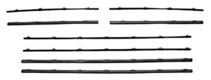1962-63 AUTHENTIC 8 Piece Felt Kit, Pontiac Tempest 2 Door Sedan fuzzy